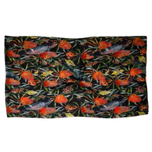 Load image into Gallery viewer, Black Cockatoo &amp; Banksia 100% Silk Scarf