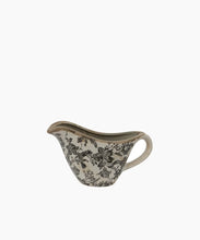 Load image into Gallery viewer, Black Floral Bowl Jug