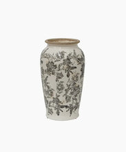 Load image into Gallery viewer, Small Black Floral Vase