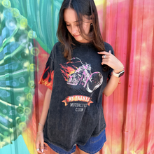 Load image into Gallery viewer, Black 'Motorcycle Club' T-Shirt - By Frankie