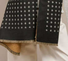 Load image into Gallery viewer, Black Petite Fleur Scarf