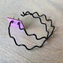 Load image into Gallery viewer, Remi Zig Zag Hoop Earrings by Kate Sale - Assorted Colours
