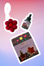Load image into Gallery viewer, Black Rose &amp; Lavender Felt Air Freshener