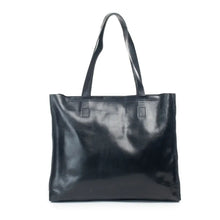 Load image into Gallery viewer, Black Salamanca Leather Tote