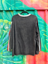 Load image into Gallery viewer, Black Acid Wash 'Smokeshow Grand Prix' Long Sleeve Tee - By Frankie