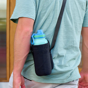 Black Water Bottle Phone Bag