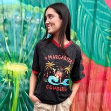 Load image into Gallery viewer, Black 'Margarita Cowgirl' T-Shirt - By Frankie
