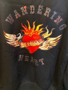 Black Wandering Hearts Sweater - By Frankie