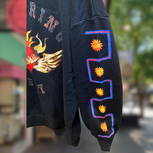 Black Wandering Hearts Sweater - By Frankie