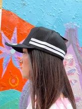 Load image into Gallery viewer, Black 'Windsor NSW' Stripe Trucker