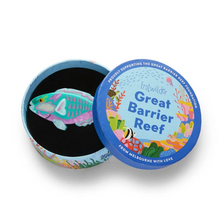 Load image into Gallery viewer, Bleeker's Parrotfish Brooch - Erstwilder Great Barrier Reef