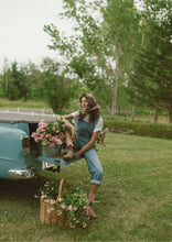 Load image into Gallery viewer, 'Bloom' Large Silk Bandana Scarf - Farmer By Whitney