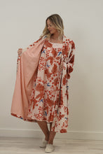 Load image into Gallery viewer, Bloom &amp; Flight Blush Pink Velvet Robe