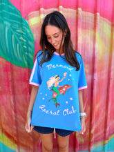 Load image into Gallery viewer, Blue 'Mermaid Aperol Club' T-Shirt - By Frankie