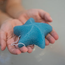 Load image into Gallery viewer, Blue Sea Star Konjac Sponge