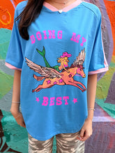 Load image into Gallery viewer, Blue 'Doing My Best' T-Shirt - By Frankie