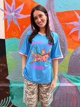 Load image into Gallery viewer, Light Camo Jorts with White Racer Stripes - By Frankie