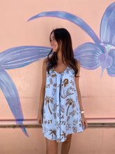 Load image into Gallery viewer, Blue Sea Gypsy Mini Dress - By Frankie