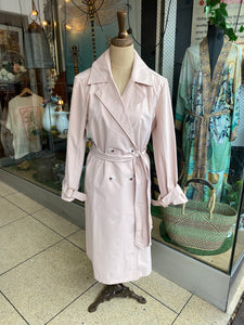 Blush Tan Full Length Trench Jacket - By Frankie