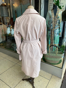 Blush Tan Full Length Trench Jacket - By Frankie