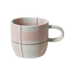 Load image into Gallery viewer, Blush &amp; Grey Check Mug / Cat&#39;s Pyjamas - Robert Gordon