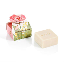 Load image into Gallery viewer, Pink Flower Body Cleansing Bar Gift Box - White Florals &amp; French Pear