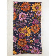 Load image into Gallery viewer, Navy Rustic Daisies Boho Bandeau