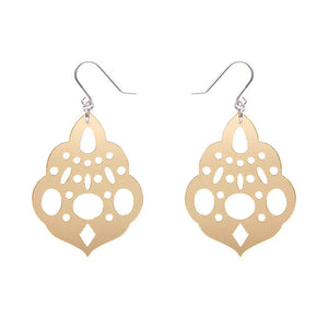 Gold Boho Chandelier Drop Earrings - Erstwilder