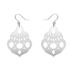 Silver Boho Chandelier Drop Earrings - Erstwilder