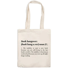 Load image into Gallery viewer, Book Hangover Canvas Tote Bag