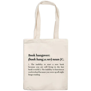 Book Hangover Canvas Tote Bag