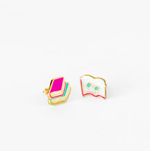 Load image into Gallery viewer, Books &amp; Glasses Earrings