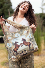 Load image into Gallery viewer, &#39;Born To Run&#39; Linen Tote Bag - Market of Stars