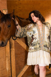 'Born To Run' Pixie Duster Cropped Kimono - Market of Stars