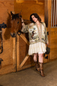 'Born To Run' Pixie Duster Cropped Kimono - Market of Stars