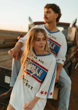 Load image into Gallery viewer, Born In AUS Oversize Vee - Farmer By Whitney