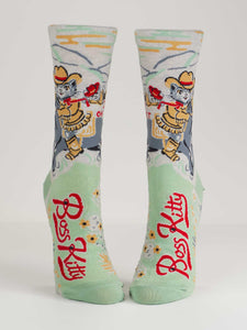 'Boss Kitty' Women's Socks