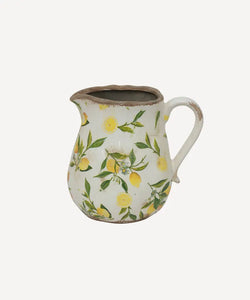 Short Botanical Lemon Jug