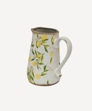 Load image into Gallery viewer, Tall Botanical Lemon Jug