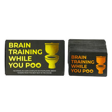 Load image into Gallery viewer, Brain Training While You Poo Cards