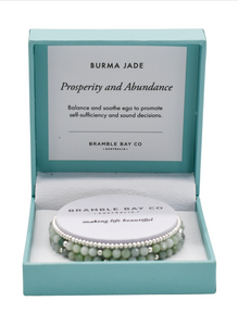 Burma Jade Trio Bracelet Set - Prosperity & Abundance