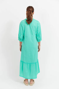 Mint Brasilia Button Maxi Dress