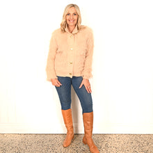 Load image into Gallery viewer, &quot;Brooklyn&quot; Pink Button Up Cardigan