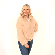 Load image into Gallery viewer, &quot;Brooklyn&quot; Pink Button Up Cardigan