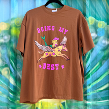 Load image into Gallery viewer, Brown 'Doing My Best' T-Shirt - By Frankie