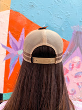 Load image into Gallery viewer, Brown/Khaki 'Windsor NSW' Stripe Trucker
