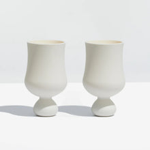 Load image into Gallery viewer, Coconut Silicone Bubble Goblet Set 2pk