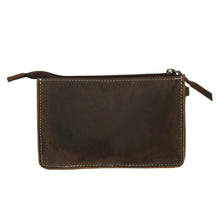 Load image into Gallery viewer, Granada Brown Bullhead Tooled Leather Clutch