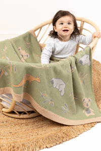 Bush Babies Baby Blanket