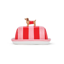 Load image into Gallery viewer, Dachshund Butter Dish
